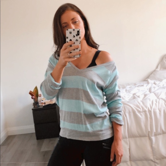 TNA Striped comfy long sleeve tee